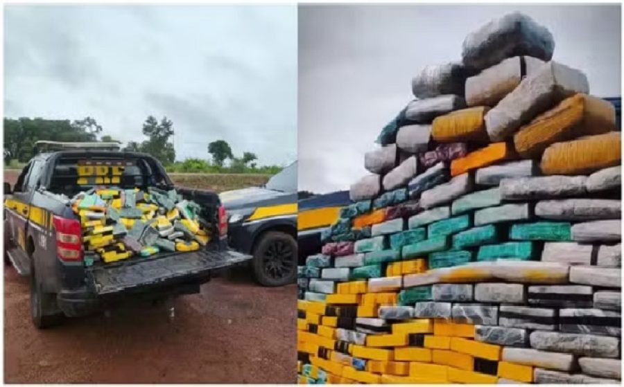 Motorista tenta fugir da PRF com mais de 300 kg de drogas e é preso em RO